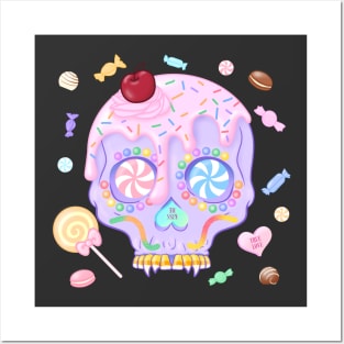 Candy Skull (2) Posters and Art